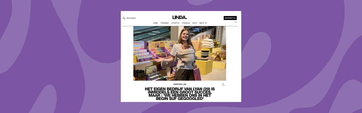 Onze founder Lyan in LINDA.
