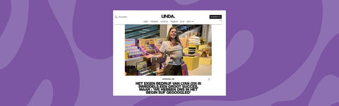 Onze founder Lyan in LINDA.