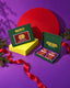 SOLYD giftbox Time to get cozy met Apple Cinnamon Bars in paarse wintersfeer