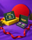 SOLYD giftbox Time to relax met Pine Forest Bars in paarse wintersfeer