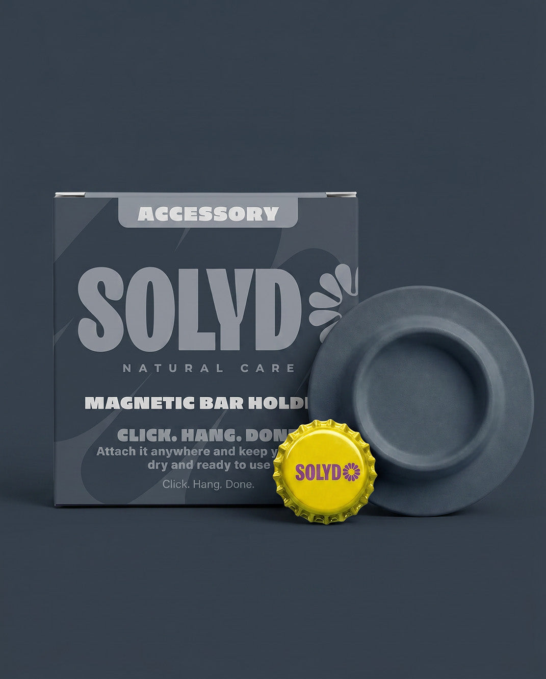 Magnetic Bar Holder Black