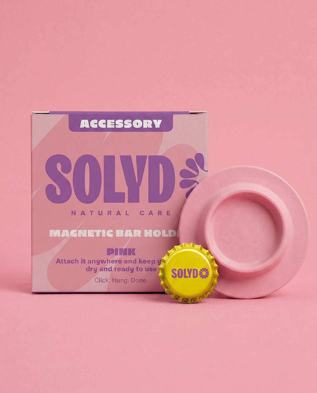 Magnetic Bar Holder Pink